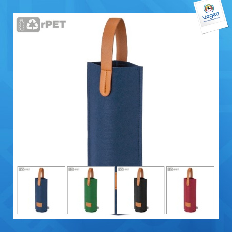 Sac à vin en feutre