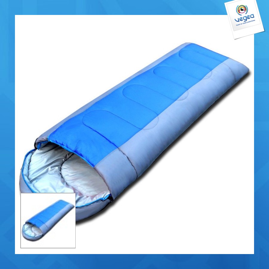 Sac de couchage globalisimo bleu