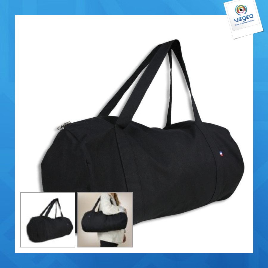 Sac de sport français tom bio - noir