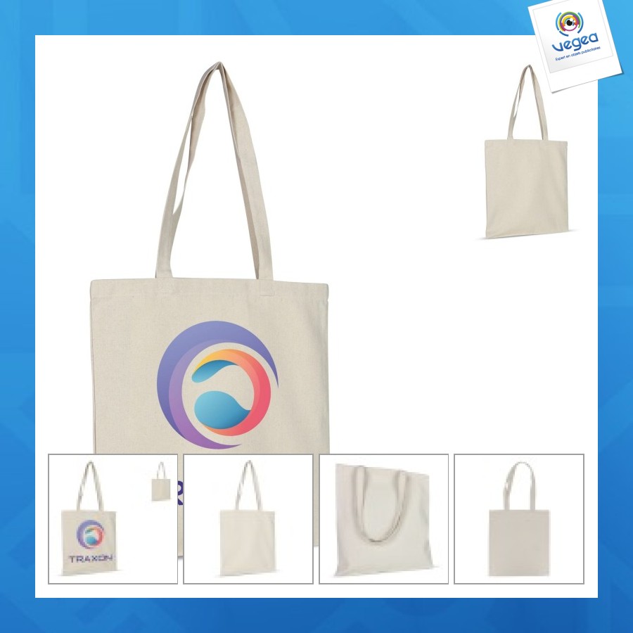 Sac nature long 220g/m² 38x42cm