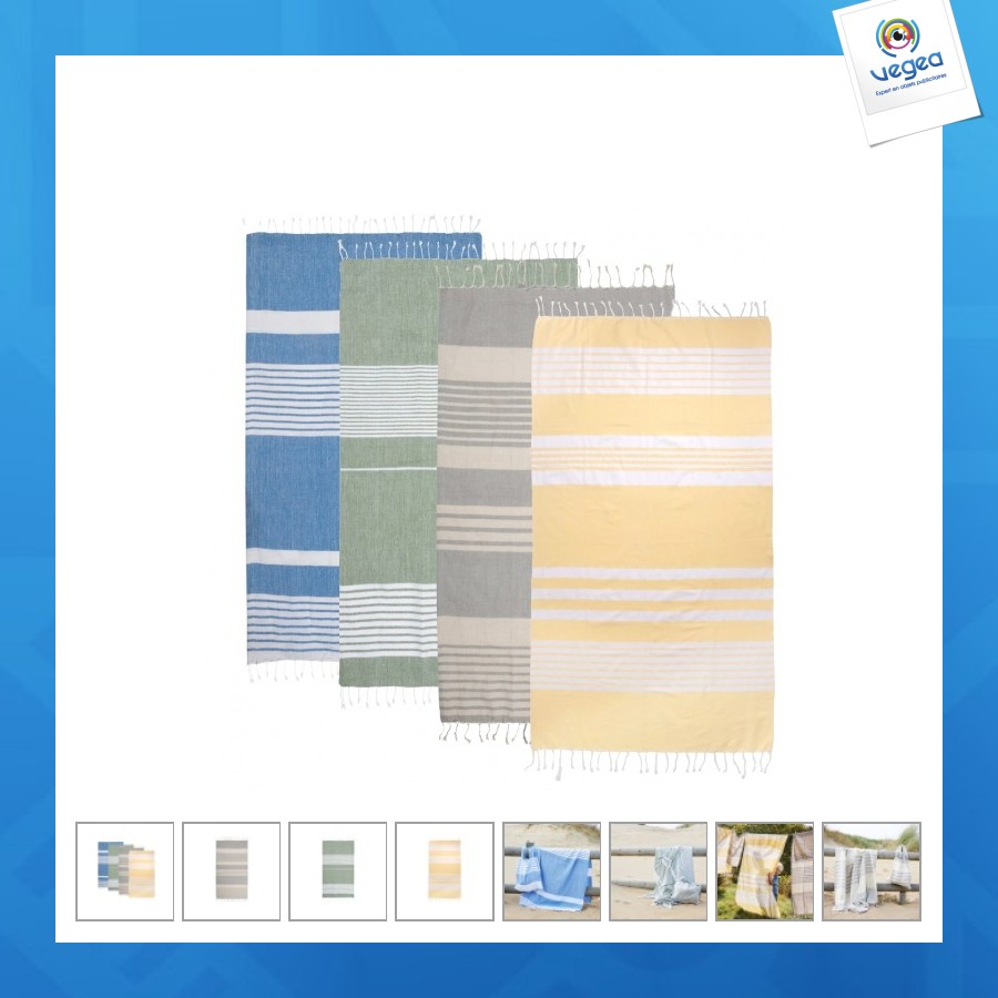 Sagaform ella serviette de hammam 145x250cm