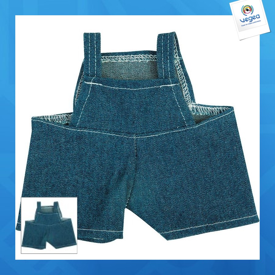 Salopette jeans peluche s