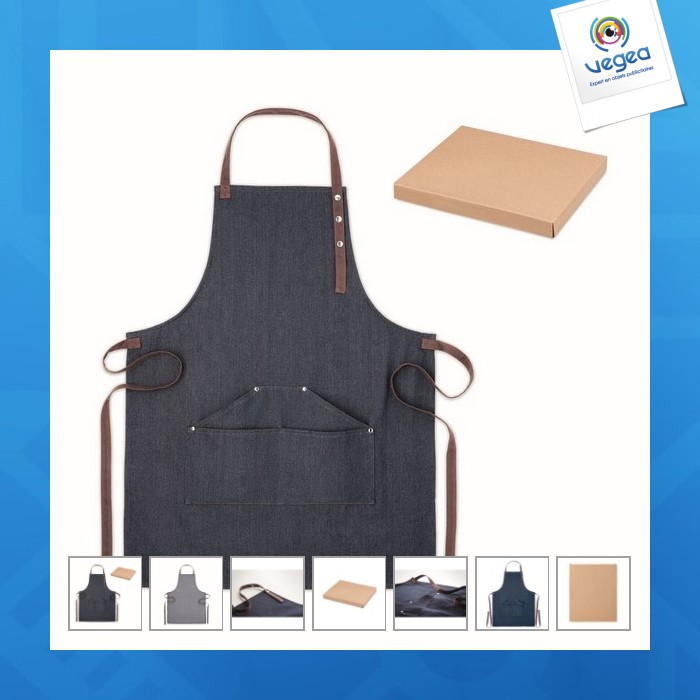 Schürze aus denim 240 gr/m².