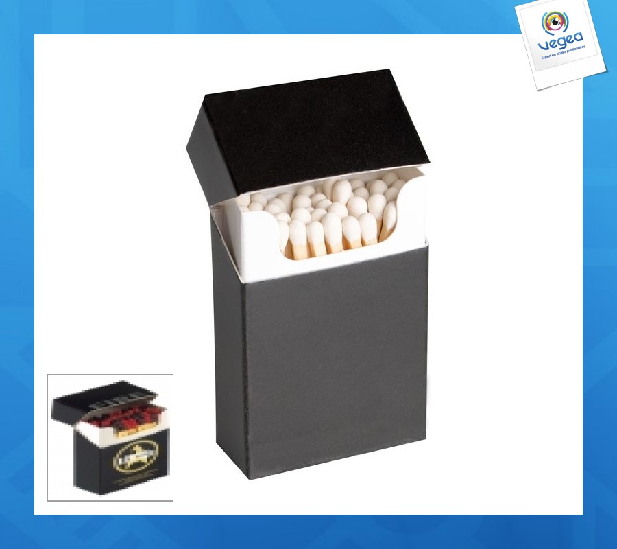 Schachtel mit 40 flip-top-streichhölzern