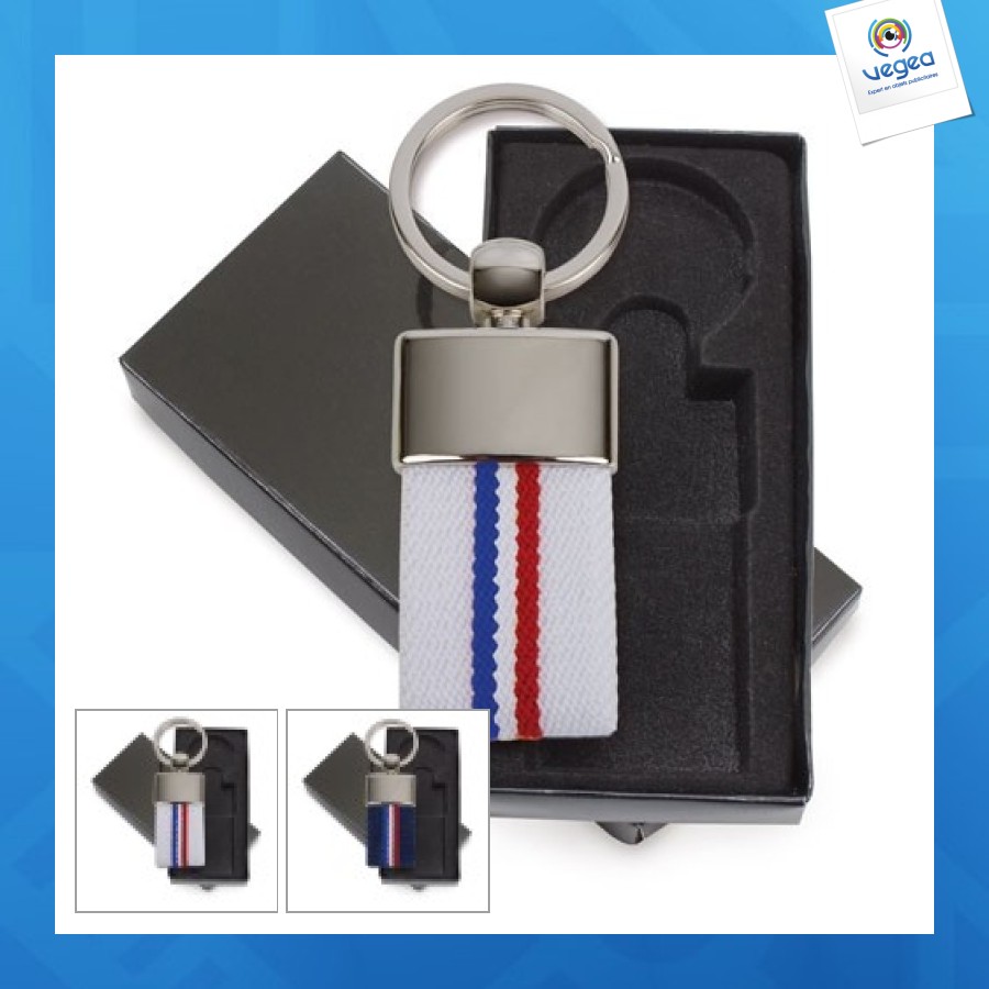 Schlüsselanhänger mit flaggenmotiv