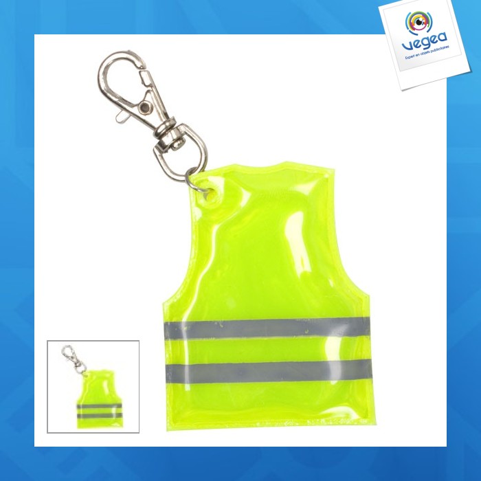 Schlüsselanhänger mit reflektierender minijacke