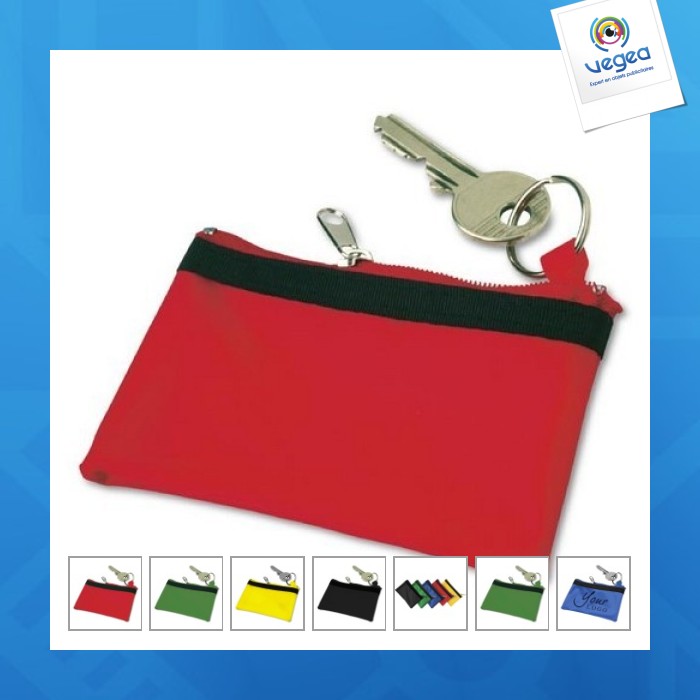 Schlüsselanhänger mit reißverschluss