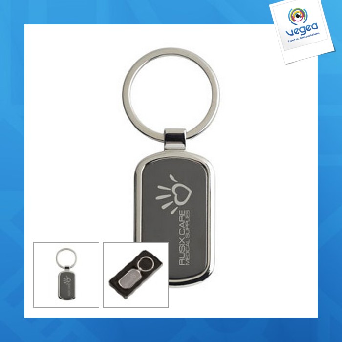 Schlüsselring an der vorderseite. keytag