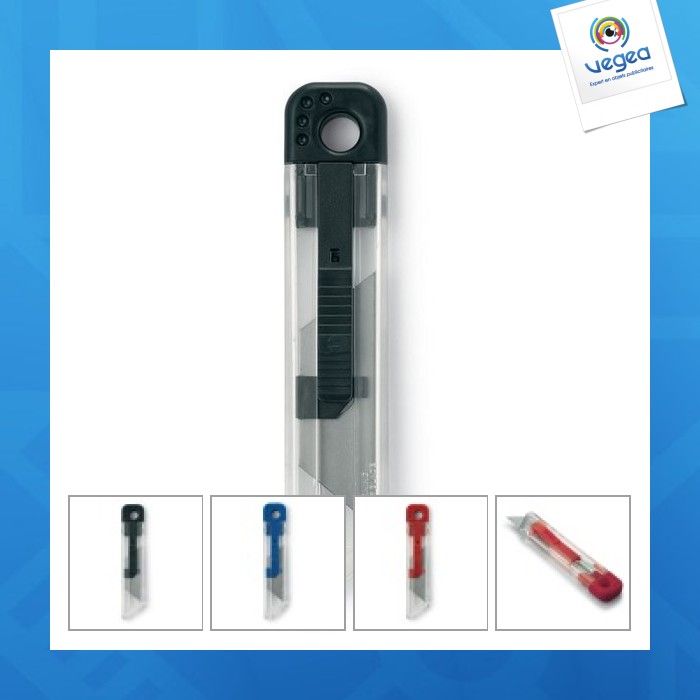 Selbsteinziehendes transparentes messer