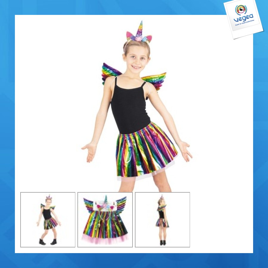 Set einhorn rainbow kind 3tlg.