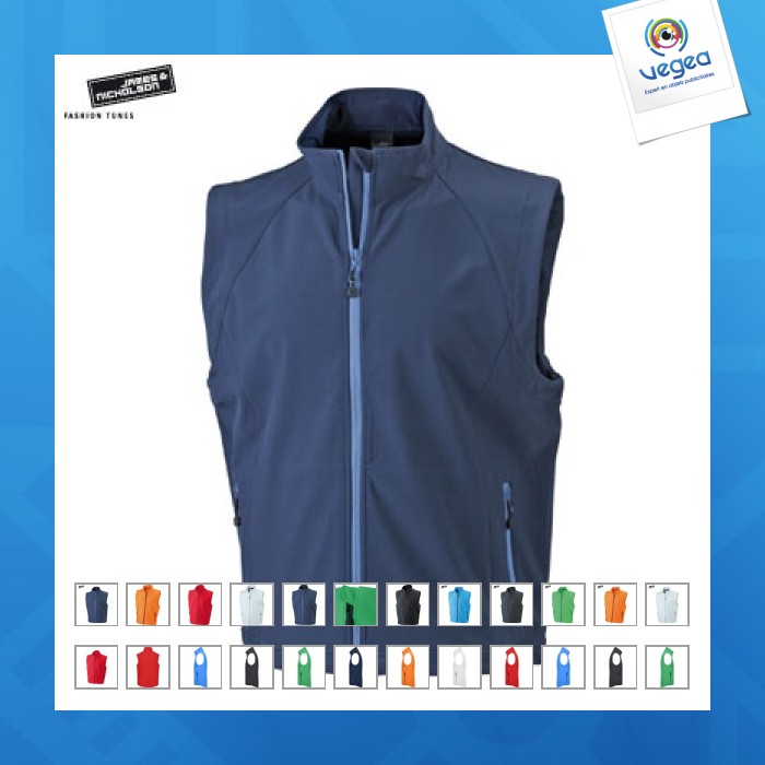 Softshell-weste für männer