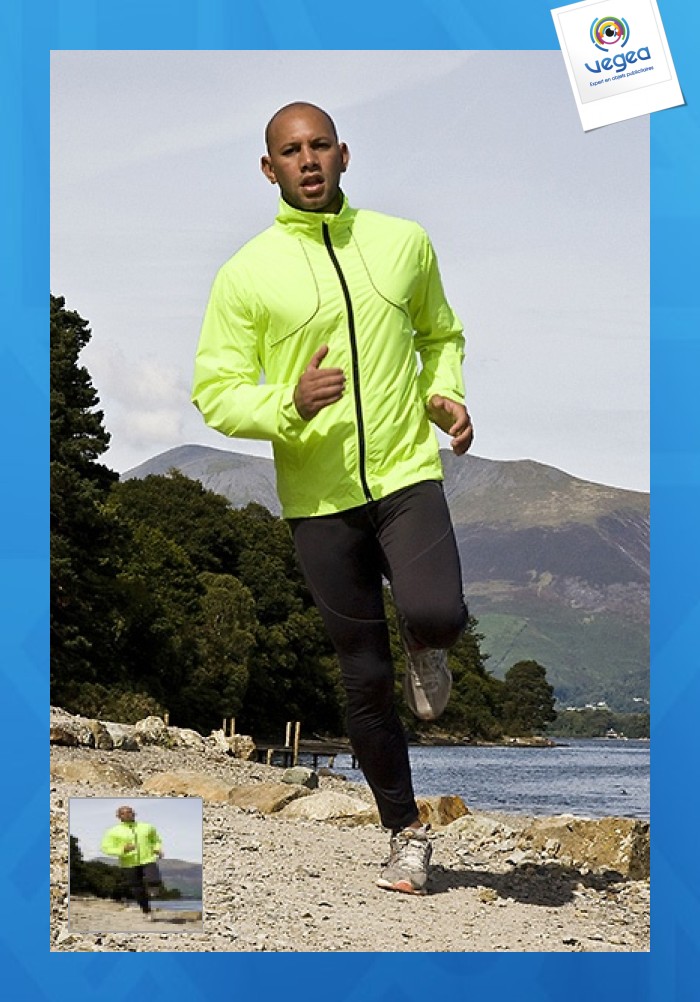 Sportjacke mit reißverschluss