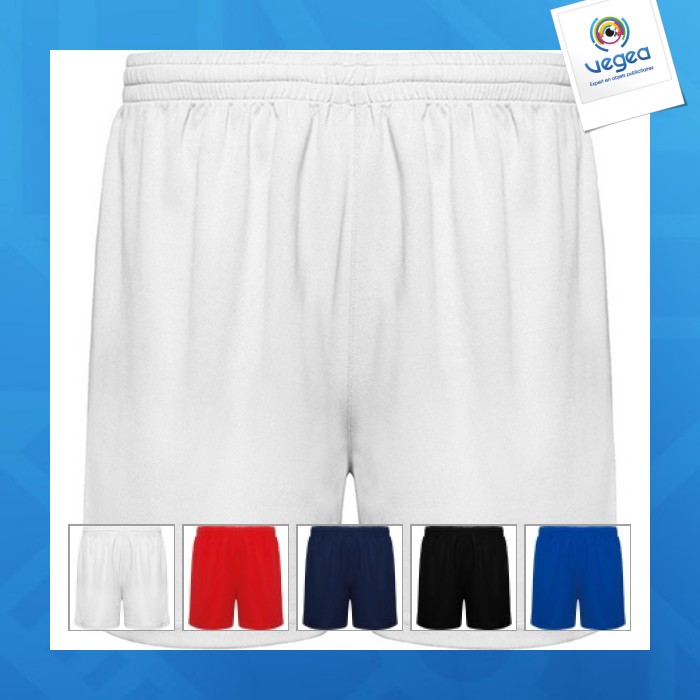 Sportshorts ohne innenslip, elastischer bund mit kordelzug player (kindergrößen)