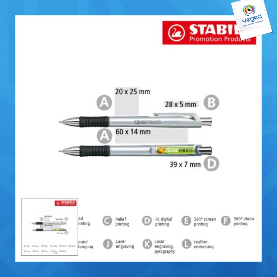 Stabilo concept spotlight kugelschreiber
