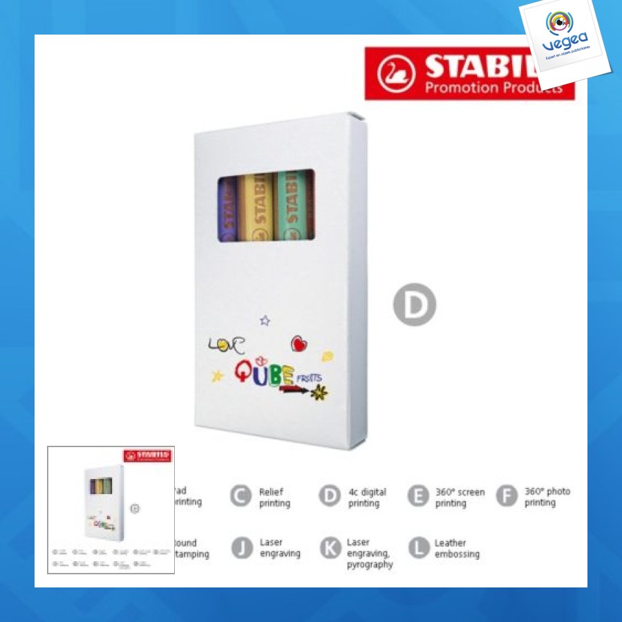 Stabilo woody 3 in 1 set bestehend aus 4 buntstiften