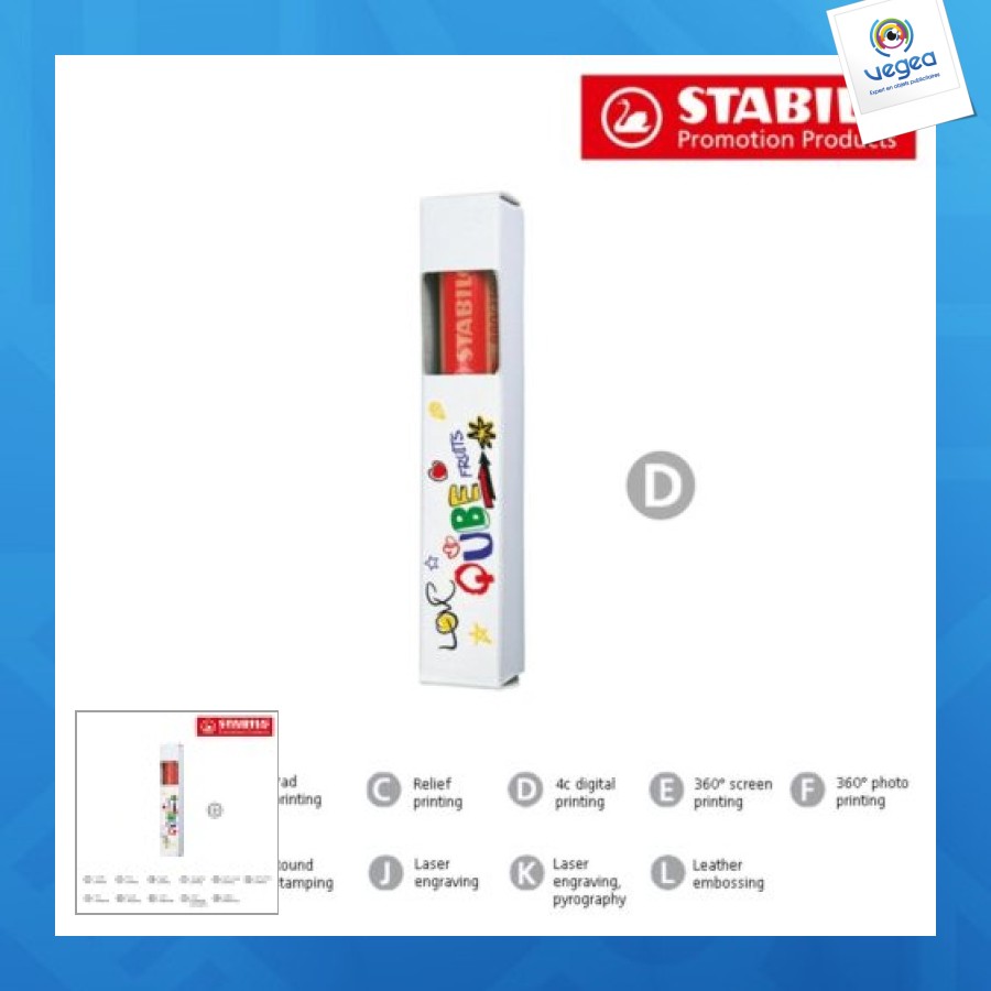 Stabilo woody duo set von 1 buntstift