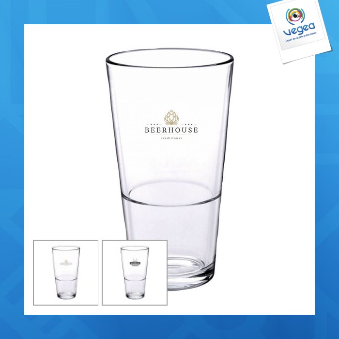 Stapelbares bierglas 30cl