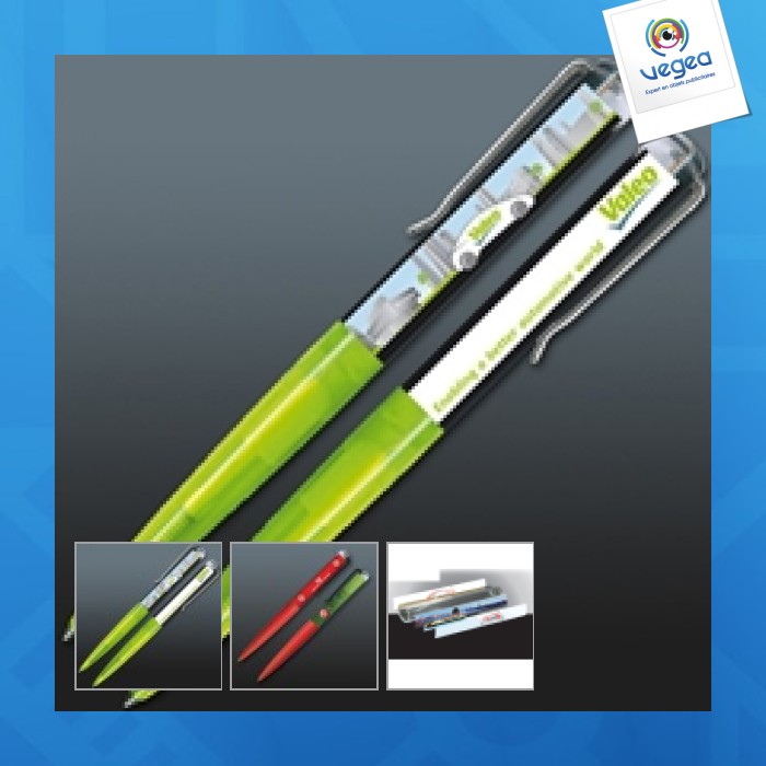 Stift mit einem in einer flüssigkeit schwimmenden einsatz 