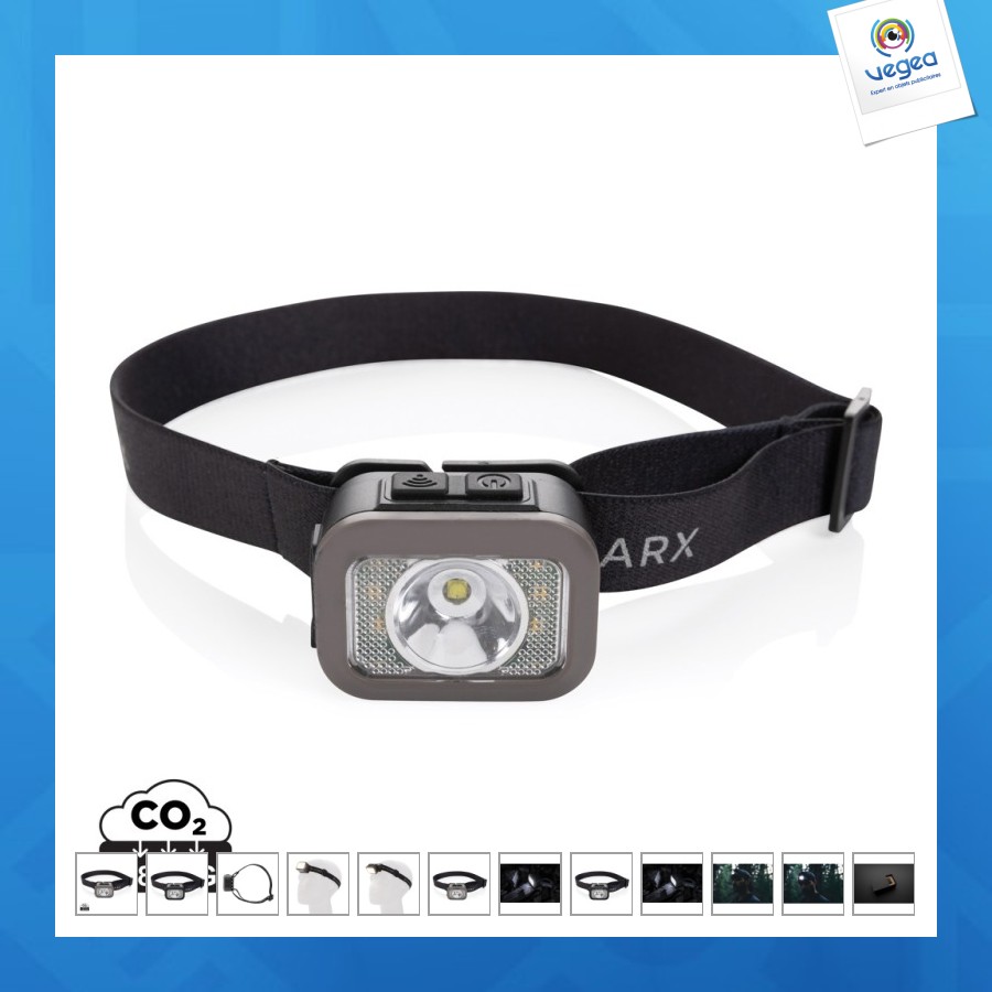 Stirnlampe aus recyceltem abs rcs gear x