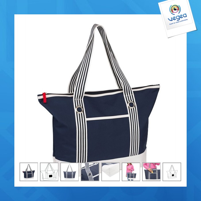 Strandtasche mit reißverschluss
