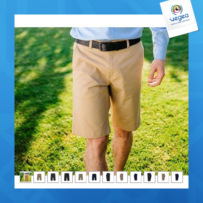 Stretch-shorts - bermuda chino stretch unisexe
