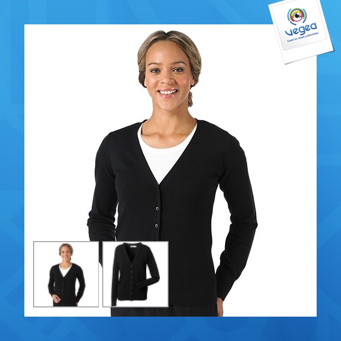 Strickjacke, damen, v-ausschnitt