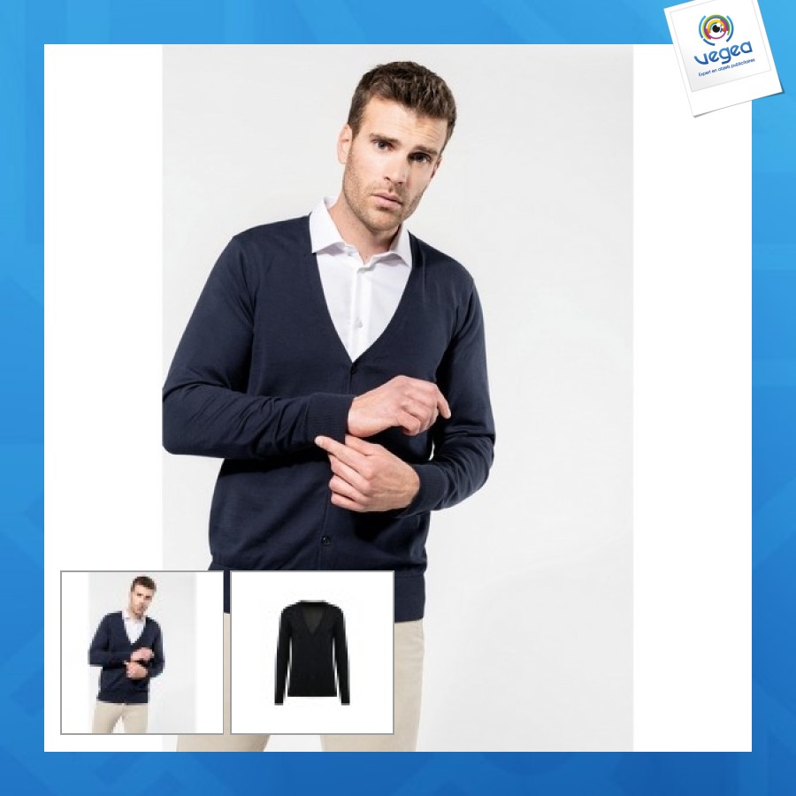 Strickjacke supima® mann