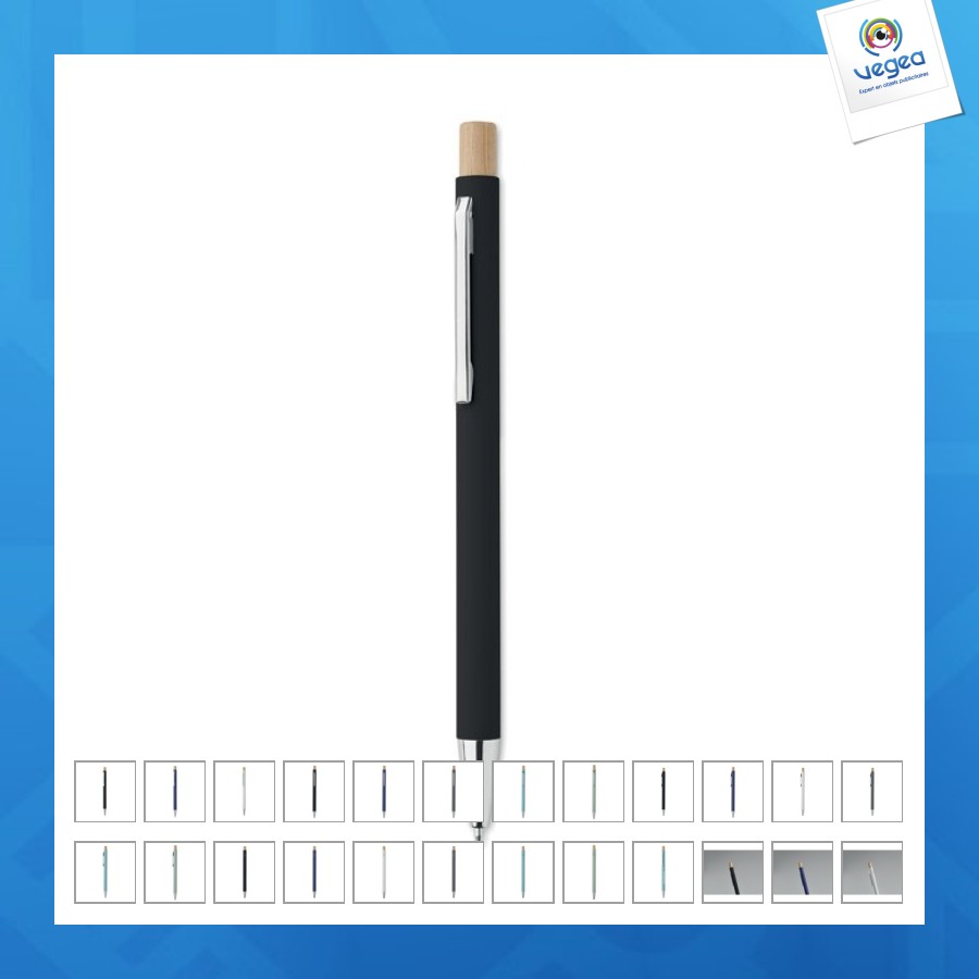 Stylo bille aluminium recyclé