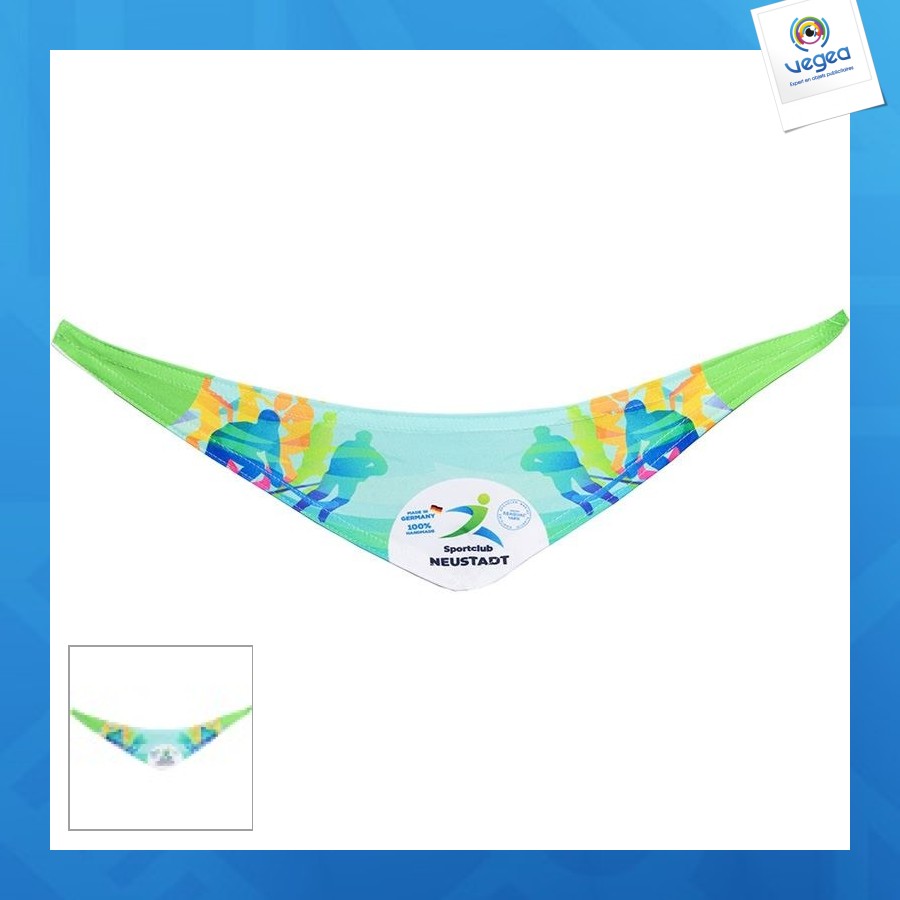 Sublimiertes deutschland-bandana für plüschtiere größe s