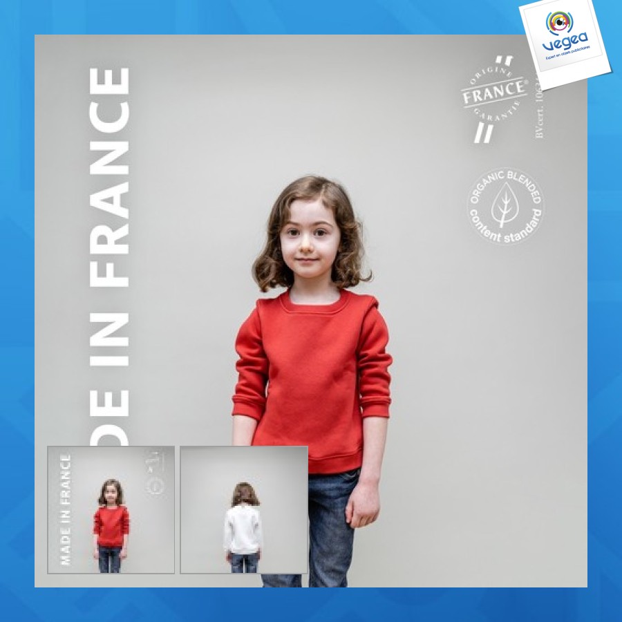 Sweatshirt für kinder mit fleece