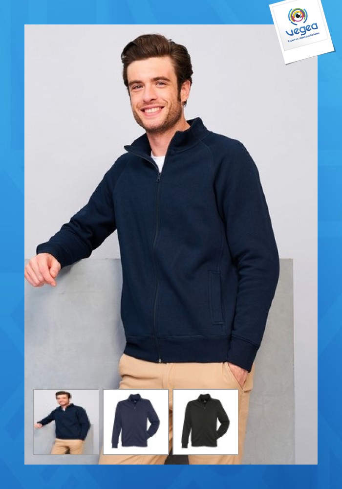 Sweatshirt mit durchgehendem reißverschluss sundae soda