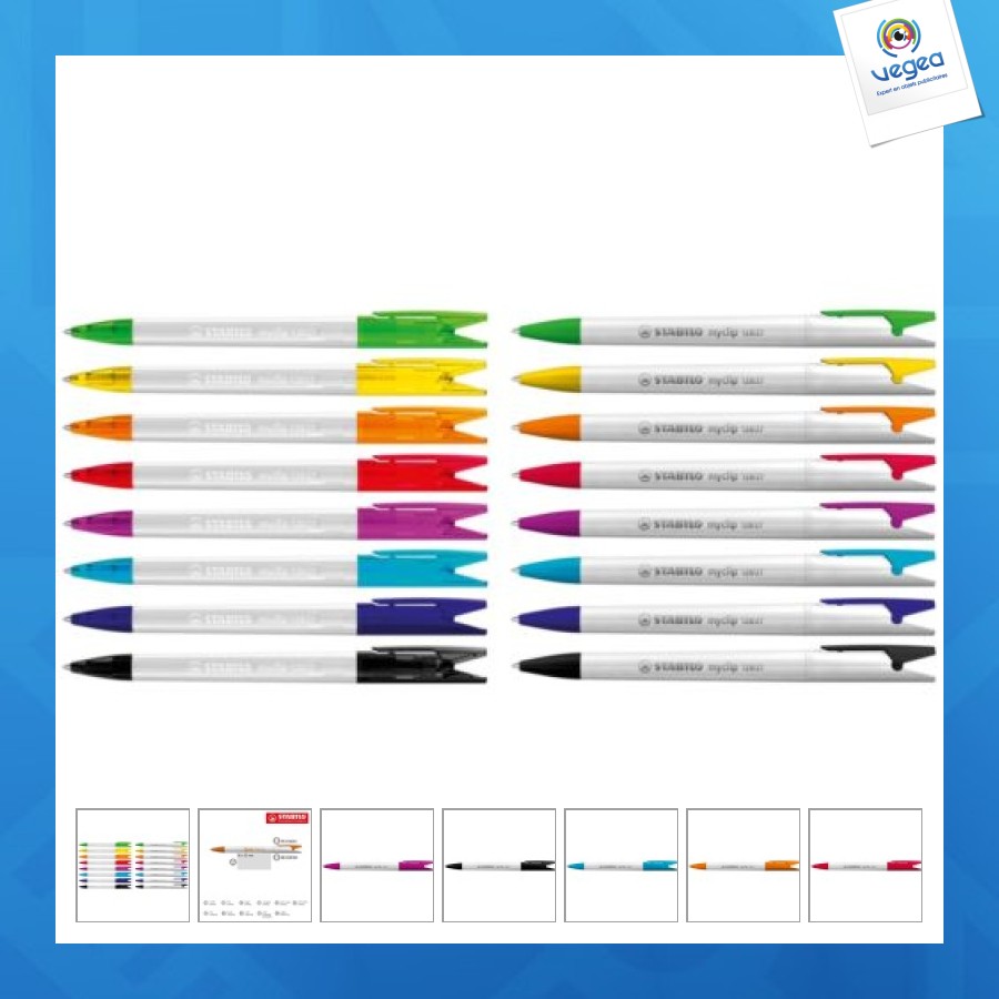 System-kugelschreiber twist myclip in transparent und opak