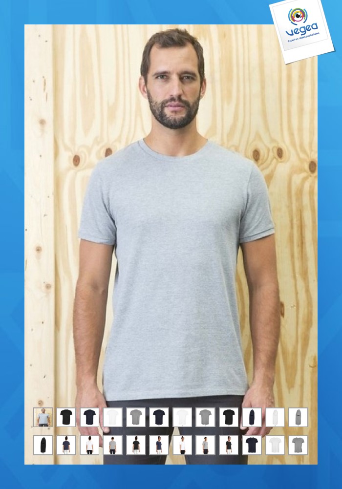T-shirt aus 100% bio-baumwolle neoblu loris gots