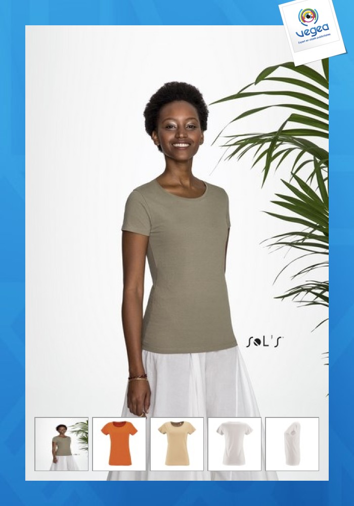 T-shirt, damen, kurzarm - milo women - weiß