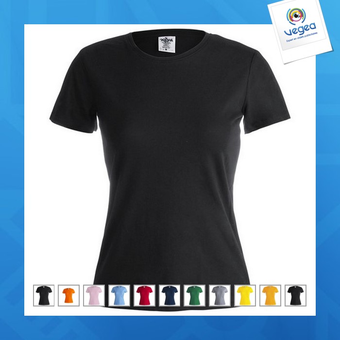 T-shirt für frauen farbe keya aus baumwolle 150 g/m2