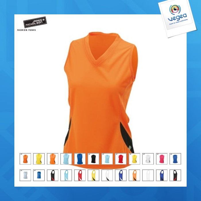 T-shirt running frau