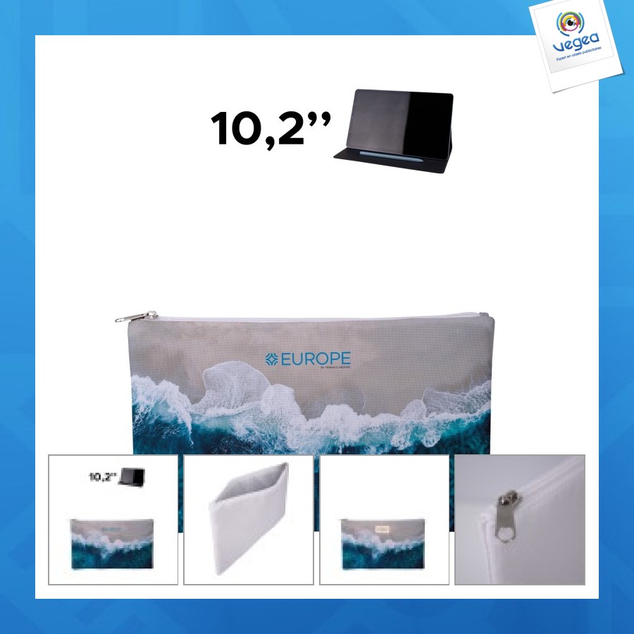 Tablet-tasche 10,2? aus recyceltem polyester