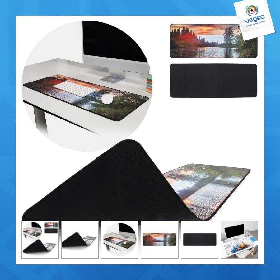 Tapis de bureau à sublimation 78x30cm