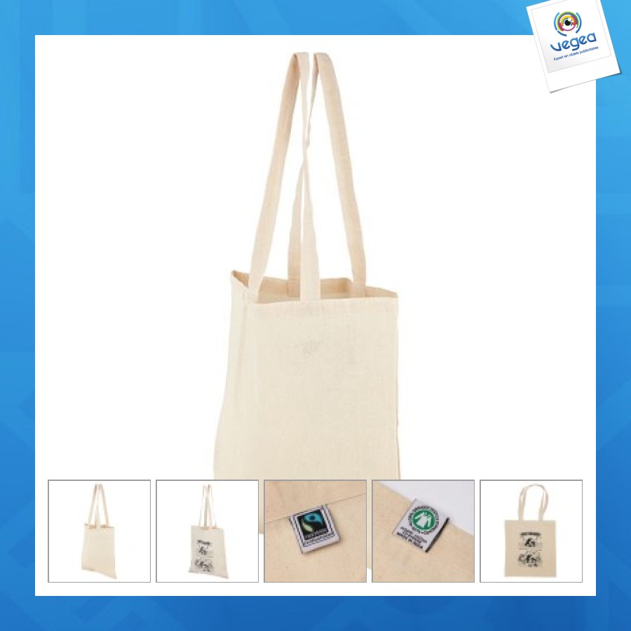 Tasche aus 100% fair gehandelter und biologischer baumwolle
