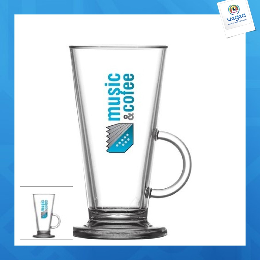 Tasse à café réutilisable en plastique 237ml/8oz
