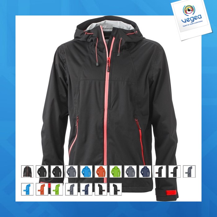Technische kapuzenjacke für herren.