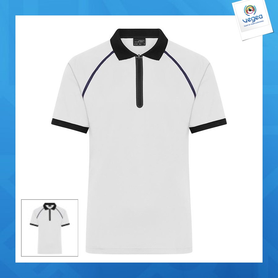 Technisches polo-shirt für männer