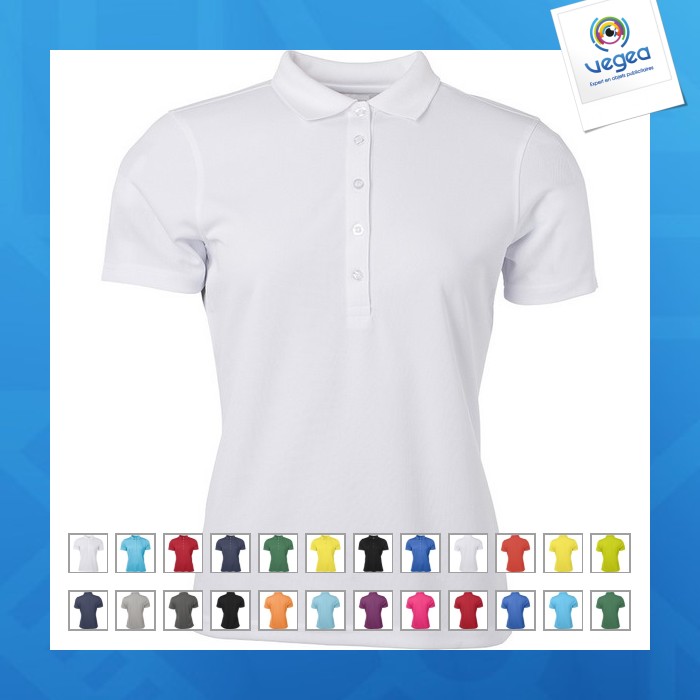 Technisches polo-shirt women