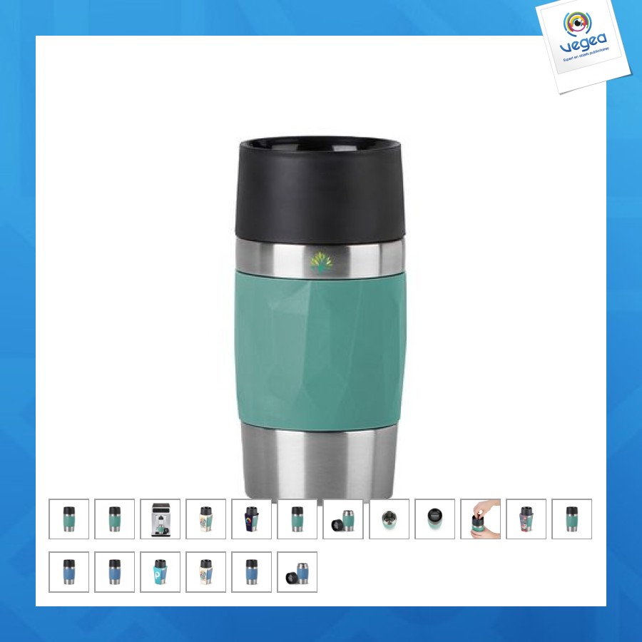 Tefal travel mug compact 0,3l blau