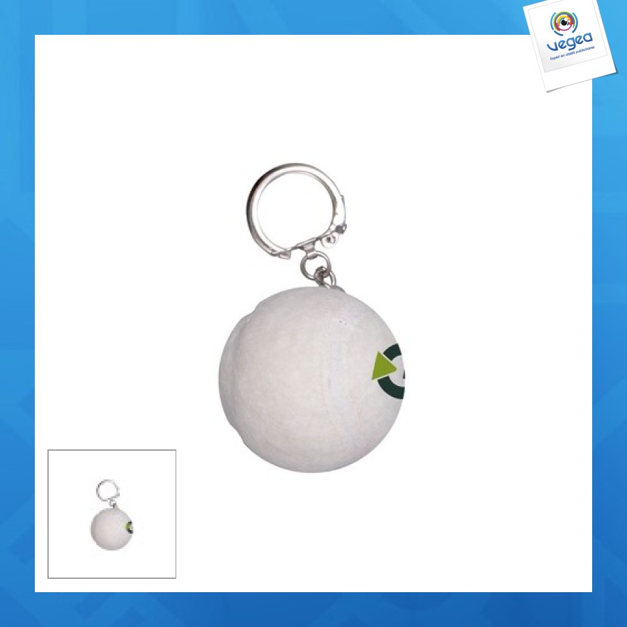 Tennisball schlüsselanhänger farbig