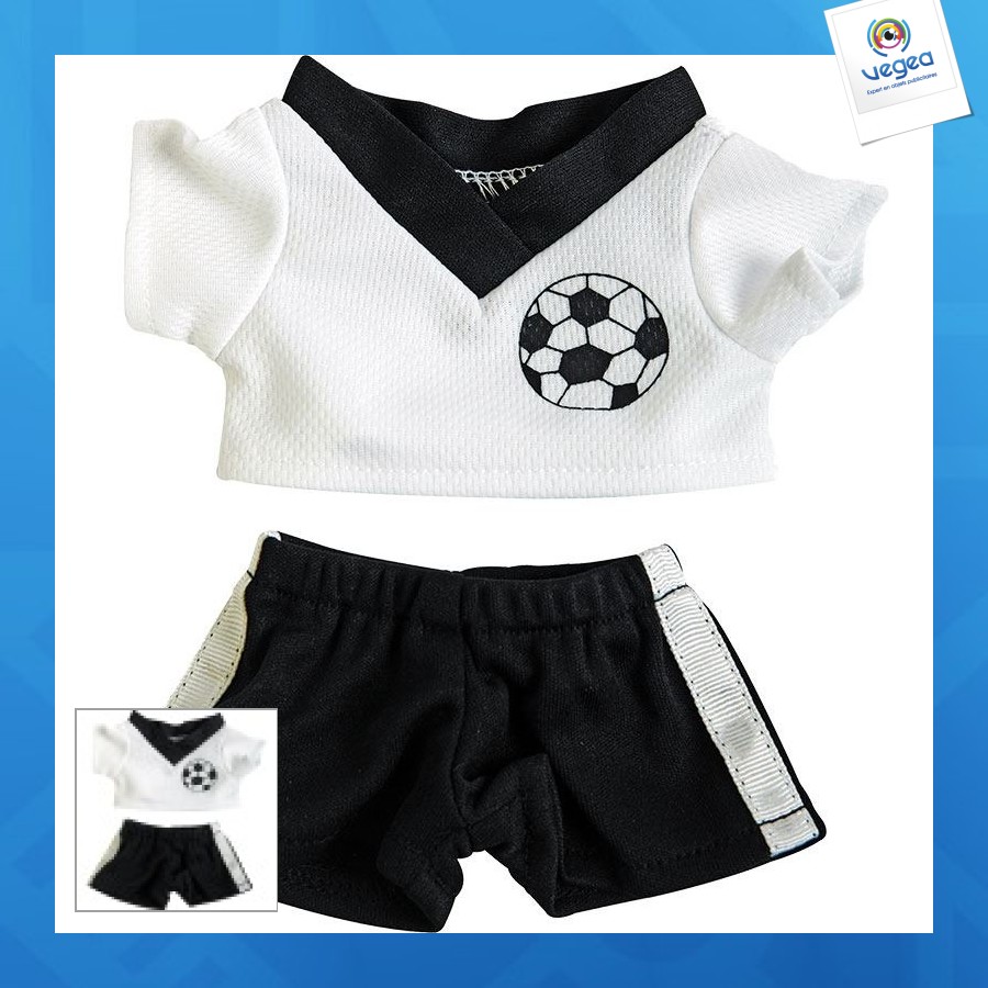 Tenue de foot peluche s