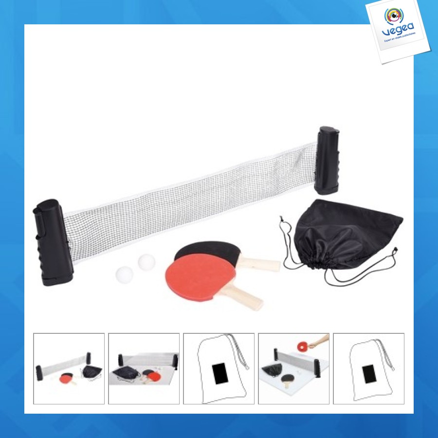 Tischtennis-set match ball