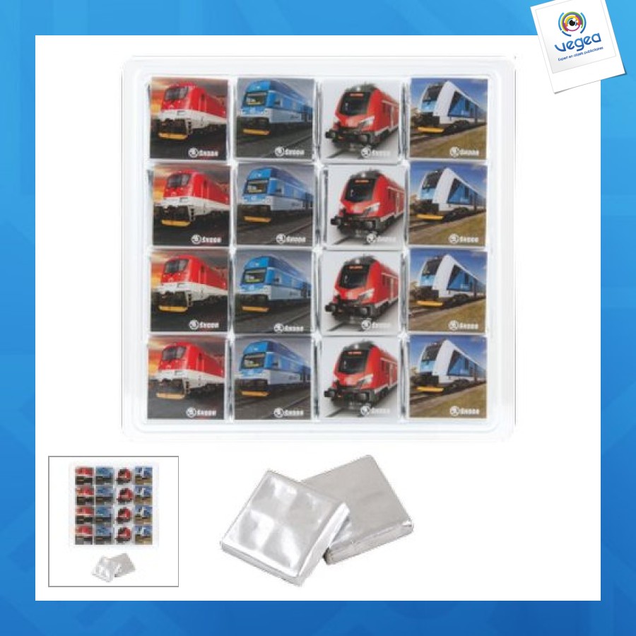 Transparentes schokoladengehäuse barry callebaut