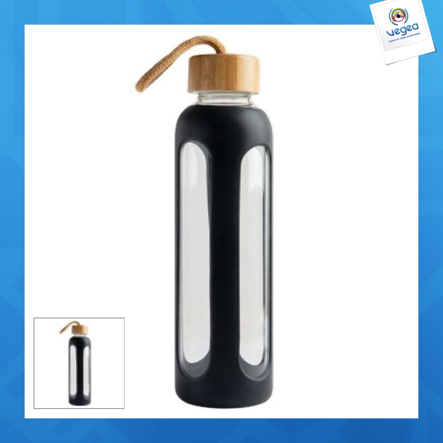 Trinkflasche aus glas 600 ml