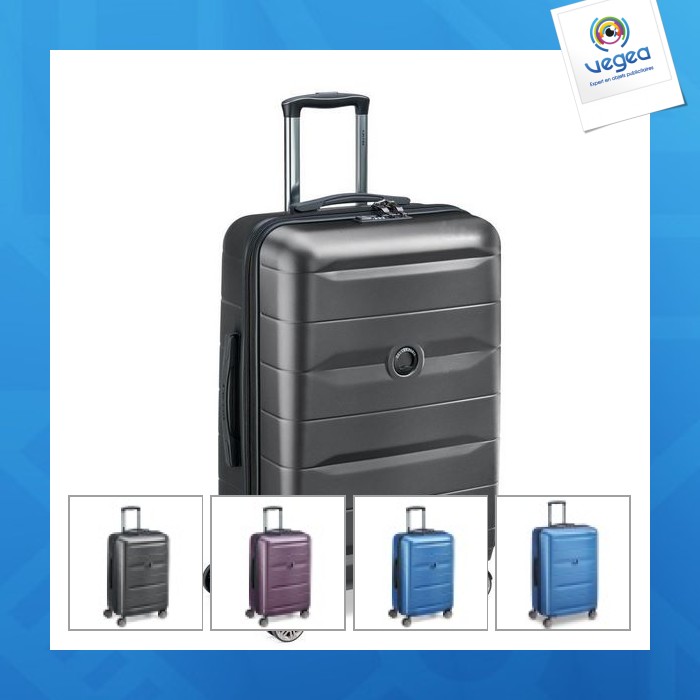 Trolley-koffer mit 4 doppelrädern 67 cm - comete +